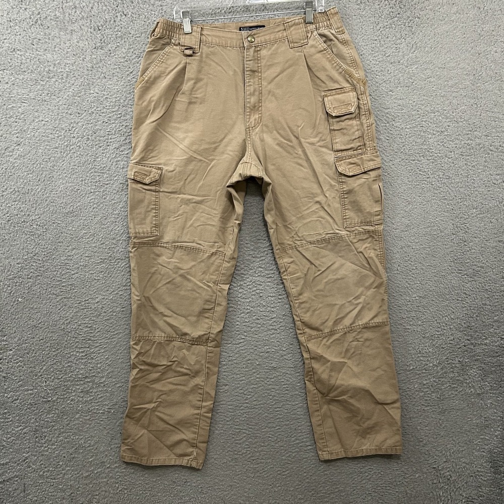 511 Tactical Pants Mens 36x36 Beige Cargo Straight Original Flex Work Wear 74251